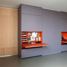 roomdividing closet, orange mdf, grey mdf,bamboo, folding desk, folding bureau